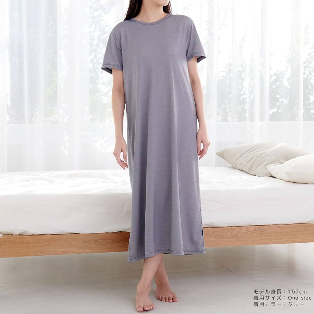 匿名配送VENEX リカバリーウェア ロングドレス グレー One Size 匿名配送VENEX リカバリーウェア ロングドレス グレー One Size